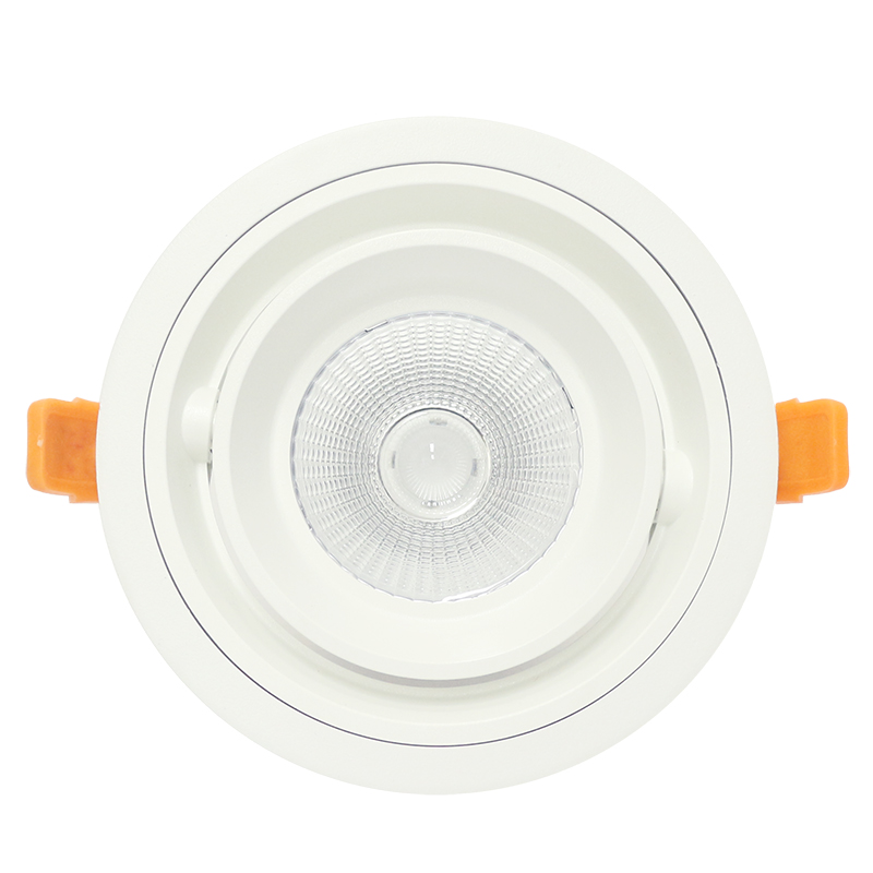 Pyöreä ja neliön muotoinen LED-katto- lamppu COB 20W 30W upotettu alasvalonheitinvalaisin